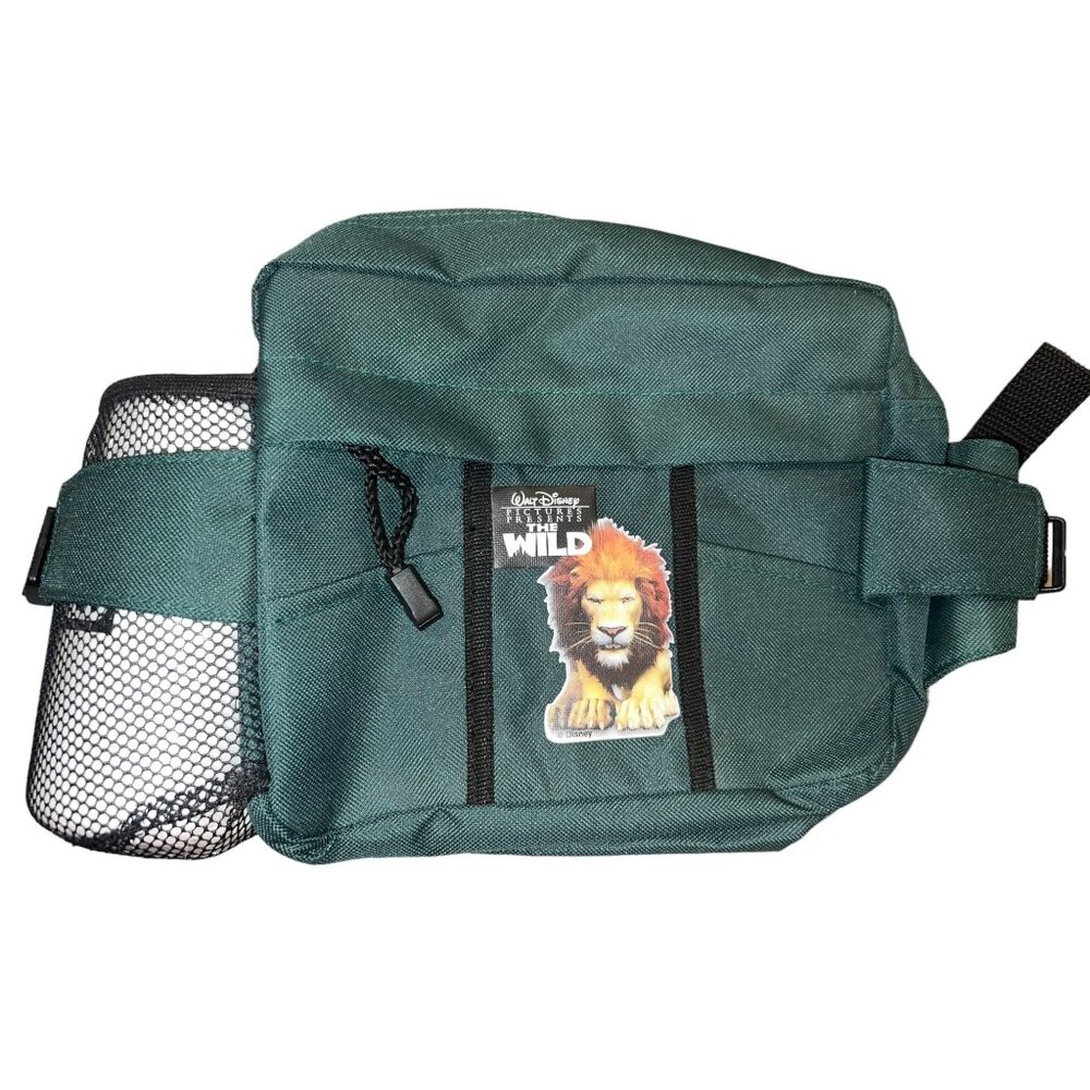Disney‎ The Wild Dark Green Fanny Pack & Water Bottle From Kraft Brand New